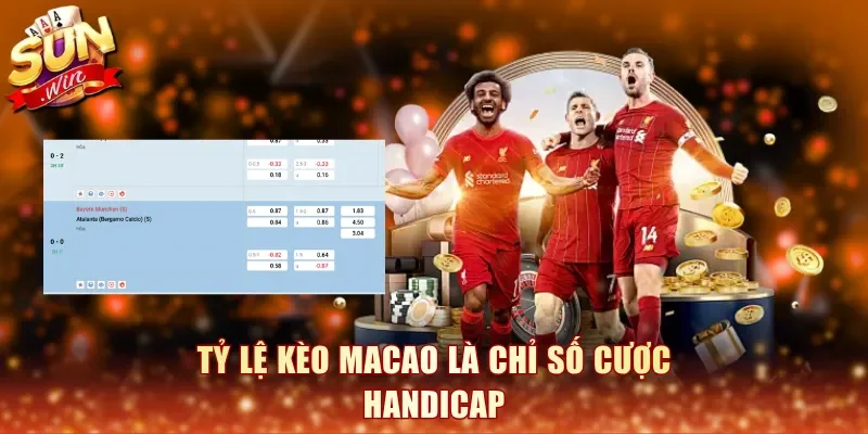 Tỷ lệ kèo Macao là chỉ số cược Handicap